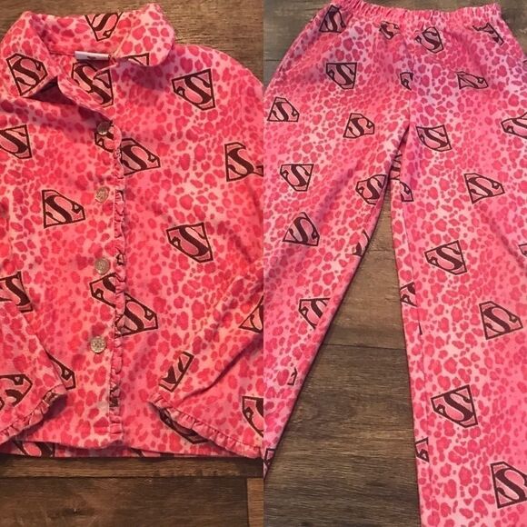 Cat and Jack Supergirl Pajamas Bundle - Picture 4 of 16